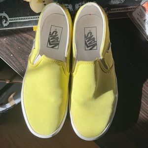 Neon Yellow Vans